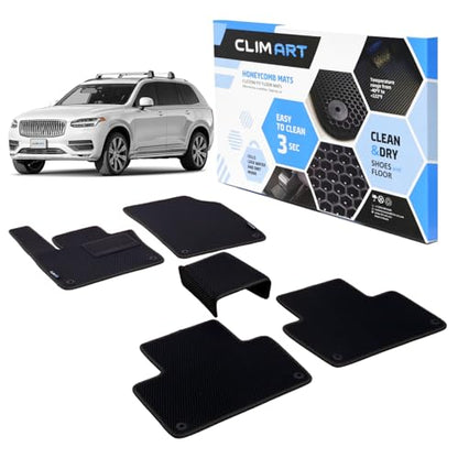 All Weather Car Floor Mats Compatible with Volvo XC90 2016