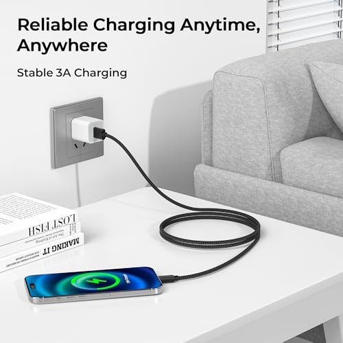 for iPhone 17 16 Pro Max Charger Cord (6.6 Foot)