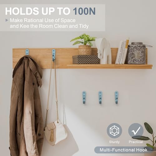 20 Pack Coat Hooks for Hanging (20 Count)
