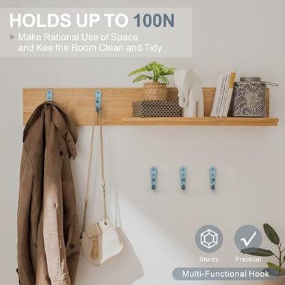 20 Pack Coat Hooks for Hanging (20 Count)