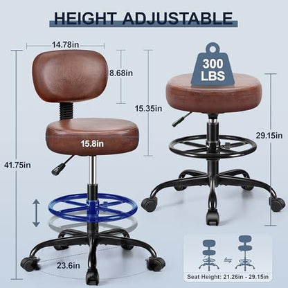 Drafting Chair with Backrest