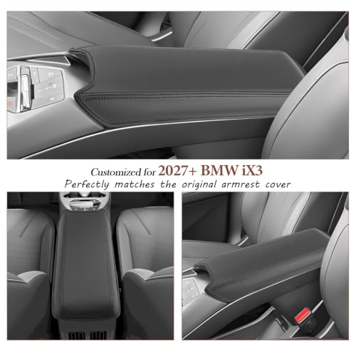 for 2027 BMW iX3 Center Console Cover for 2027+ BMW iX3 Armrest Cover