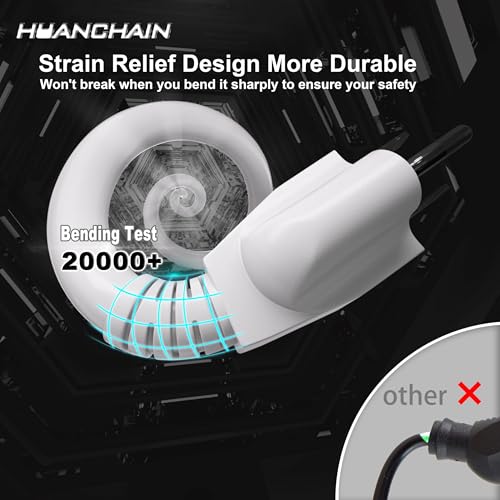 Indoor Outdoor White Extension Cord 6 FT Waterproof 16