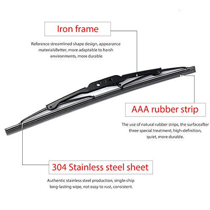 20935081 Rear Windshield Wiper Arm Blade Set