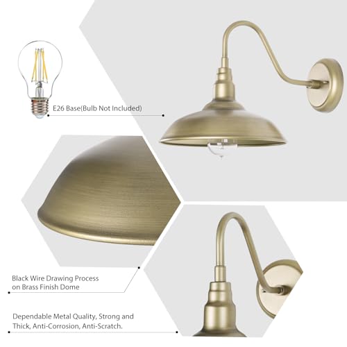 10 Inch Gooseneck Barn Light for Farmhouse