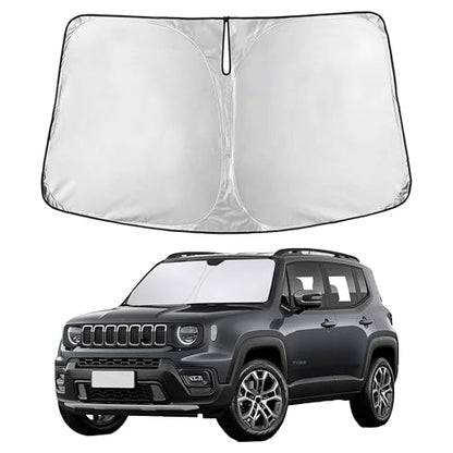Windshield Sunshade Compatible for Jeep Renegade 2015