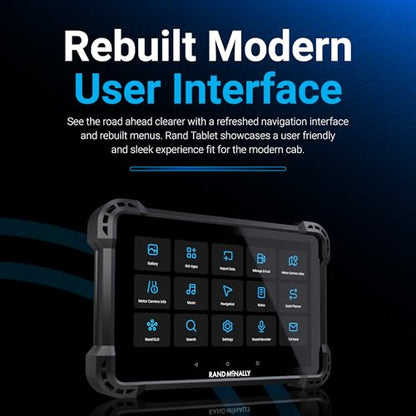 RANDTAB8 8 inch GPS Truck Navigator with Industry's Best Custom Trucking Routes