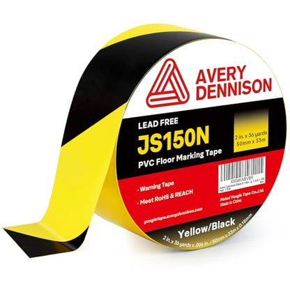 Safety Floor Tape 2 Inch x 108 FT (108 Foot)