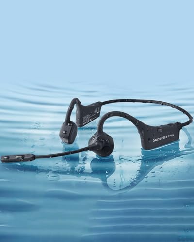 Bluetooth Headphones with Mic Open Ear Headphones Bluetooth 5.2 Headset with Dual CVC8.0 and ENC Noise