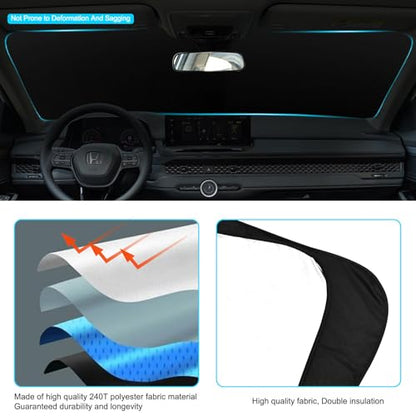 Foldable Front Windshield Sunshade fit for Honda Accord 2023