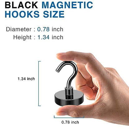 Magnetic Hooks for Cruise Cabins (6 Count)