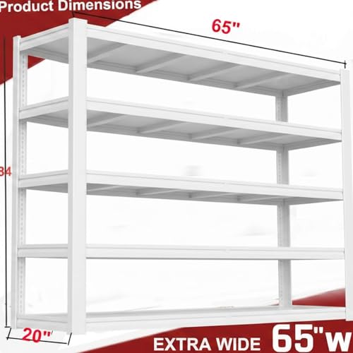 65" W Garage Shelving Unit
