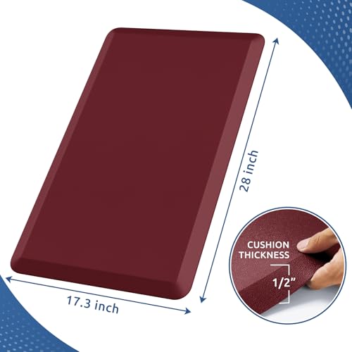 Kitchen Mat Cushioned Anti Fatigue Rug Standing and Comfort Floor Mats