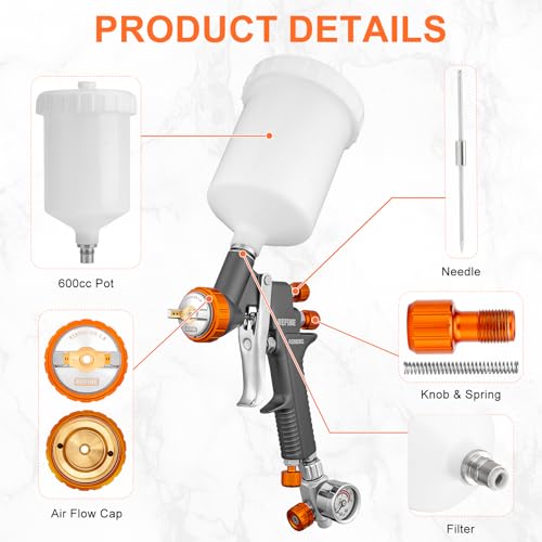 HVLP Air Spray Paint Gun Kit 1.4