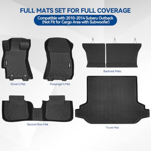 Custom Fit Floor Mats for 2010 (3 Count)