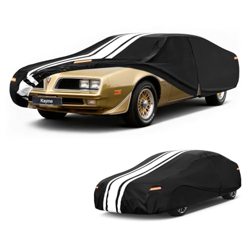 Pontiac Firebird Car Cover Waterproof All Weather for Automobiles