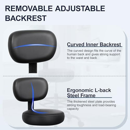 Drafting Chair with Backrest