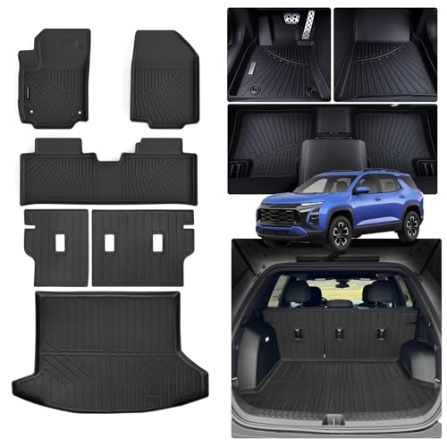 Floor Mats & Trunk Mat Backrest Mat for 2025 2026 Chevy Equinox