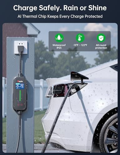 12A 16A Level 1&2 Charger for tesla Adjustable Current