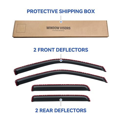 Window Visors Rain Guards for 2004