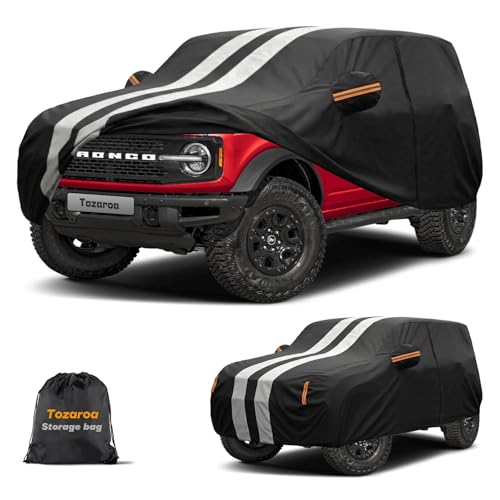 Multi Layer Car Cover Custom Fit for Ford Bronco 4 Door