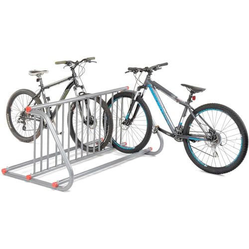 59-3/4"L Grid Bike Rack, Double Sided, 10-Bike Capacity