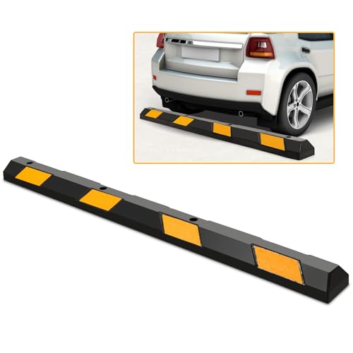 Rubber Parking Curb Garage Floor Stopper