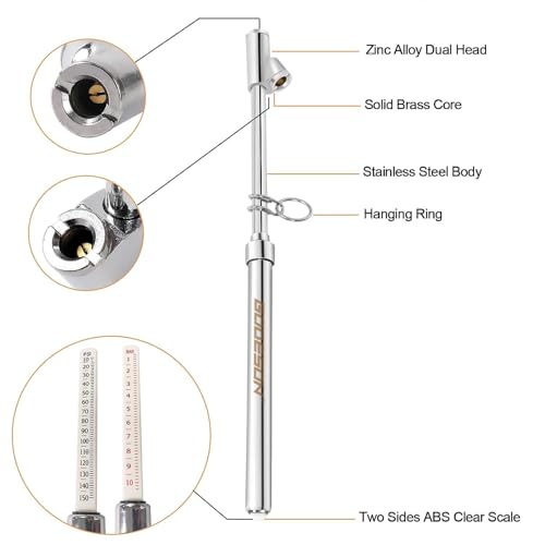 Heavy Duty Tire Pressure Gauge 10