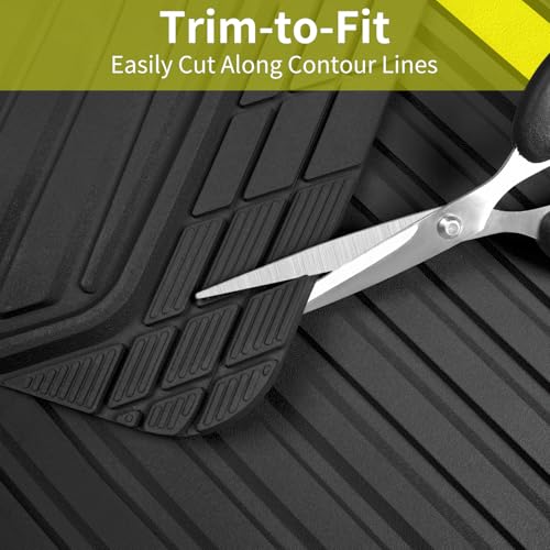 Yellow Car Mats Metallic