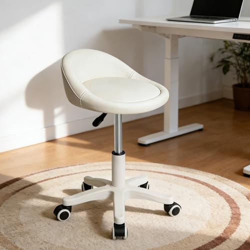Rolling Stool Low Backrest