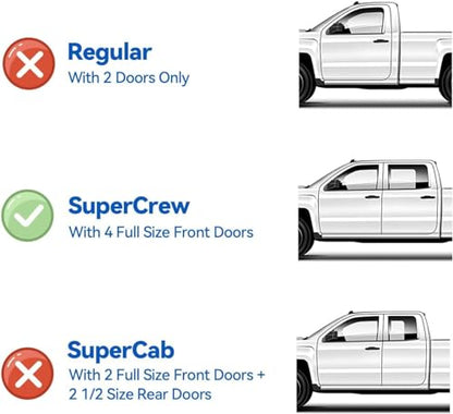 Window Visors Rain Guards for 2015 (4 Count)