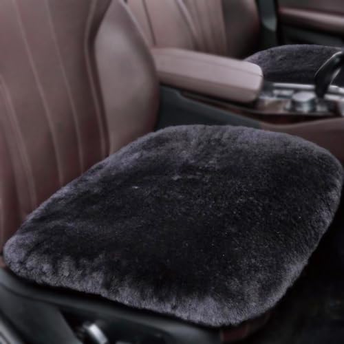 Genuine Sheepskin Car Seat Cover for Fuzzy Soft Fur Wool Cushion