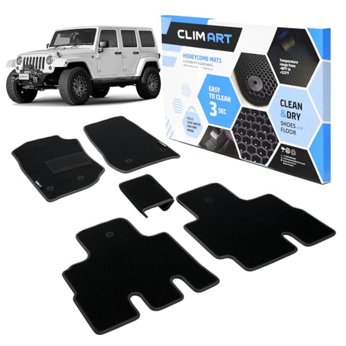 All Weather Car Floor Mats Compatible with Jeep Wrangler 2014