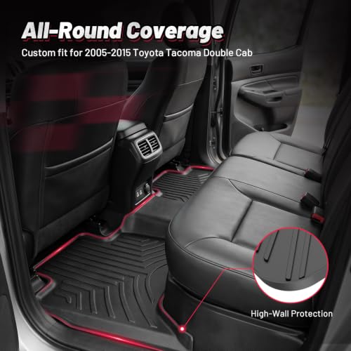 Floor Mats for Toyota Tacoma Double Cab Automatic 2005