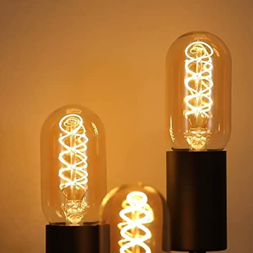Vintage LED Spiral Filament Bulb T14 (4 Count)