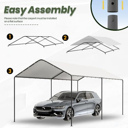 Carport 10‘ x 20’ Garage Car Canopy w