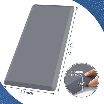 0.8" Thick Kitchen Mat Cushioned Anti Fatigue Rug Comfort Floor Mats