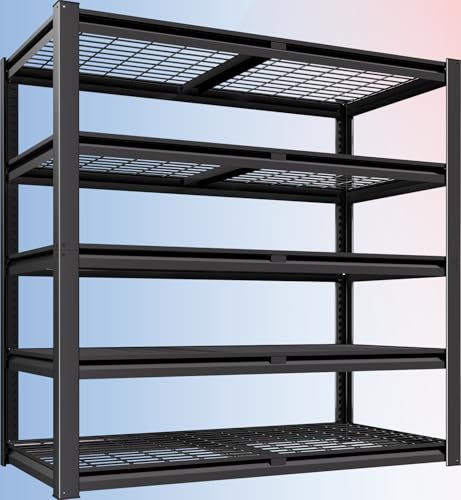48" W X 24" D X 72" H 5 Tier Heavy Duty Garage Shelving (5 Count)