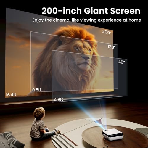 Native 1080P Outdoor Smart Projector