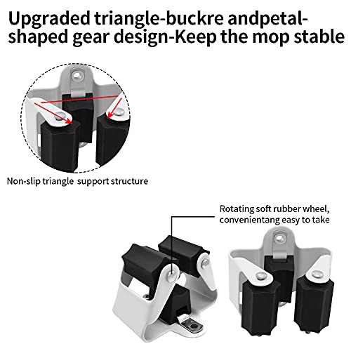 Broom Holder Wall Mount 50 Pack (50 Count)