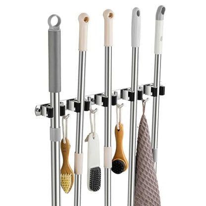 Broom Holder Wall Mount