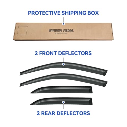 Window Visors Rain Guards for 1992 1993 1994 1995 1996 Toyota Camry Sedan