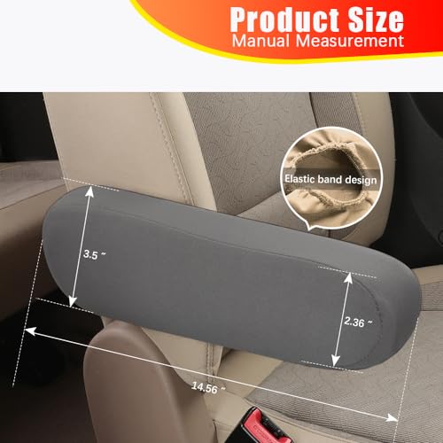 2PC Car Front Seat Armrest Covers