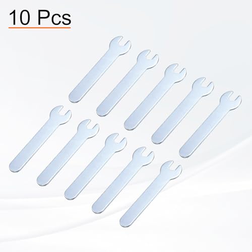 10pcs Small Wrench Open End Wrench 5.5x66x1.5mm Metric U (10 Count)