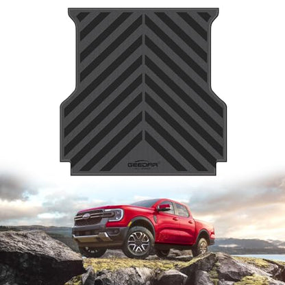 Rubber Bed Mat Compatible with Ford Ranger 2024 2025 2026