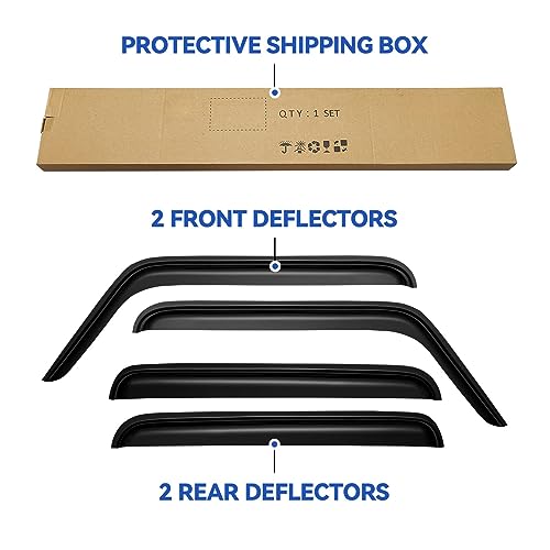 Window Visors Rain Guards for 2007 (4 Count)