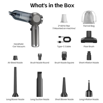 Portable Car Vacuum Cleaner High Power 17500Pa