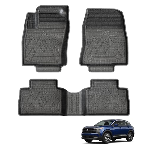 Floor Mats for Nissan Kicks 2025 2026 All Weather 3D TPE Anti