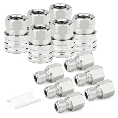 6PCS 304 Stainless Steel 1 (6 Count)