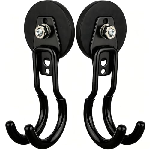 Upgraded Magnetic Hooks Heavy Duty (2 Count)